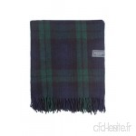 The Tartan Blanket Co. Couverture recyclée en Laine – Style Tartan écossais Black Watch - B00ZGBHNYE